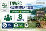 TNWEC Recruitment 2026 for 8 Administrative Officer, Project Co-ordinator, Naturalist and Other Posts