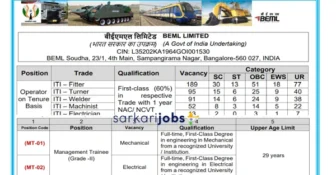 BEML Limited Recruitment 2025 for 670+ Management Trainees, Assistant Managers, Managers, ITI, Diploma and Other Posts