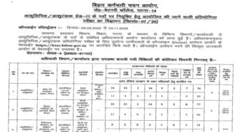 BSSC Recruitment 2025 for 28,810+ LDC Clerks, Panchayat Secretary, Revenue Staff, Stenographers, Steno Typists, CGL, Assistants, Attendants and Other @ bssc.bihar.gov.in