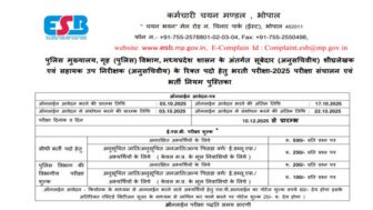 MPESB Recruitment 2026 for 89+ Assistant Sub-Inspectors, Head Constables and Other Vacancies @ esb.mp.gov.in