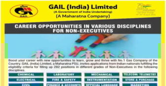 GAIL Recruitment 2026 for Officers, Engineers, Managers and Other Posts