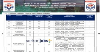 HPCL Recruitment 2026 for Senior Officers, AVP (Fire, Safety & Security) and Other Posts