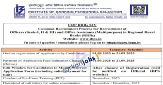 IBPS RRB XIV Recruitment 2025 Notification & Form Download for 13210+ Office Assistants, Officer Scale-I, II & III and Other @ ibpsonline.ibps.in
