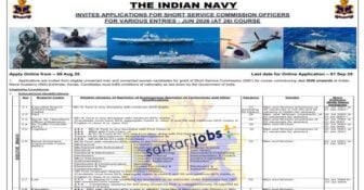 Indian Navy Recruitment 2026 for 410+ NDA, NA, CDS, Apprentice and Other @ joinindiannavy.gov.in