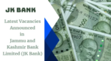JK Bank Recruitment 2026 for Stock Auditors and Other Vacancies