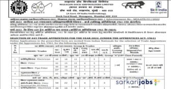 Mazagon Dock Recruitment 2026 for 200+ Diploma, Graduate Apprentice and Other Vacancies