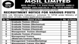 MOIL Recruitment 2026 for 67 Graduate Trainee, Management Trainee & Manager (Survey) and Other Posts