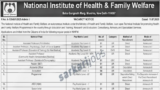 NIHFW Recruitment 2026 for Reader, Teaching Faculty and Other Posts