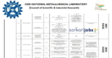 NML Recruitment 2026 for 22 MTS and Other Posts