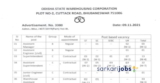 OSWC Odisha Recruitment 2022 for 43+ Assistant Superintendents, Superintendents, Asst Managers, AE/JE, Warehouse Assts and Other