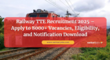 Railway TTE Recruitment 2025 – Upcoming 8000+ Vacancies, Eligibility, and Notification Download
