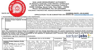 RLDA Recruitment 2025 for Managers, Assistant Managers, DGM, Member Planning & Other Vacancies