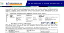 Sports Authority of India Recruitment 2026 for 320+ Assistant Coach Across Multiple Sports and Other Posts @ sportsauthorityofindia.nic.in