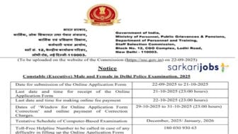 SSC Delhi Recruitment 2025 – Apply to 7560+ Police and Other Vacancies
