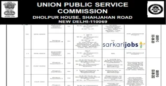 UPSC Recruitment 2025 Notification for 300+ Assistant Directors, Enforcement Officer, APFC, ADC and Other @ upsc.gov.in